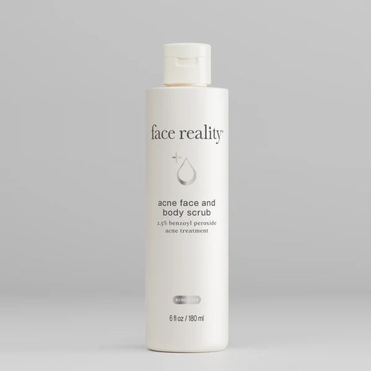 Benzoyl Peroxide Acne Scrub tube for face and body